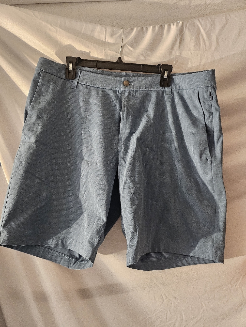 Lululemon Commission Shorts Men’s 38  Blue Classic 9” Inseam Casual Golf